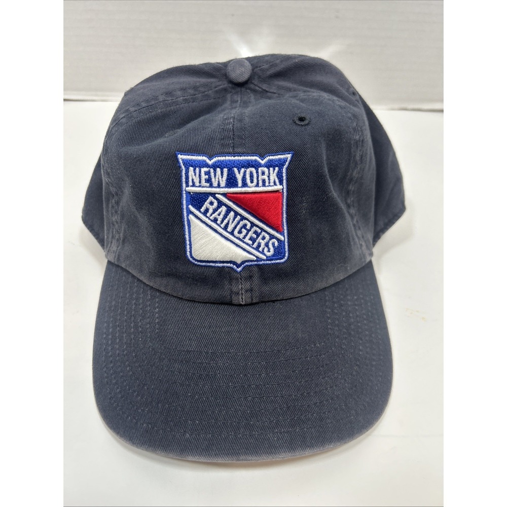 New York Rangers Twins Enterprise Adjustable Hat Navy Blue NHL Hockey NY